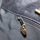 CHANEL Chain Shoulder Bag Caviar Skin Black Gold CC Auth 186613V-20
