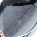 CHANEL Chain Shoulder Bag Caviar Skin Black Gold CC Auth 186613V-22