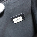 CHANEL Chain Shoulder Bag Caviar Skin Black Gold CC Auth 186613V-12