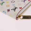 LOUIS VUITTON Monogram Multicolor Zippy Coin Purse White M93741 Auth 186626SAM-16