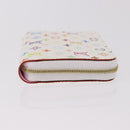 LOUIS VUITTON Monogram Multicolor Zippy Coin Purse White M93741 Auth 186626SAM-3