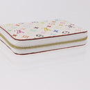 LOUIS VUITTON Monogram Multicolor Zippy Coin Purse White M93741 Auth 186626SAM-5