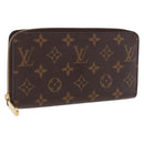 LOUIS VUITTON Monogram Zippy Wallet Long Wallet M42616 LV Auth 186627V-1