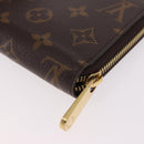 LOUIS VUITTON Monogram Zippy Wallet Long Wallet M42616 LV Auth 186627V-16