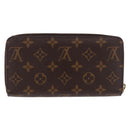 LOUIS VUITTON Monogram Zippy Wallet Long Wallet M42616 LV Auth 186627V-2