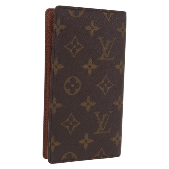 LOUIS VUITTON Monogram Agenda Poche Note Cover R20503 LV Auth 186628A