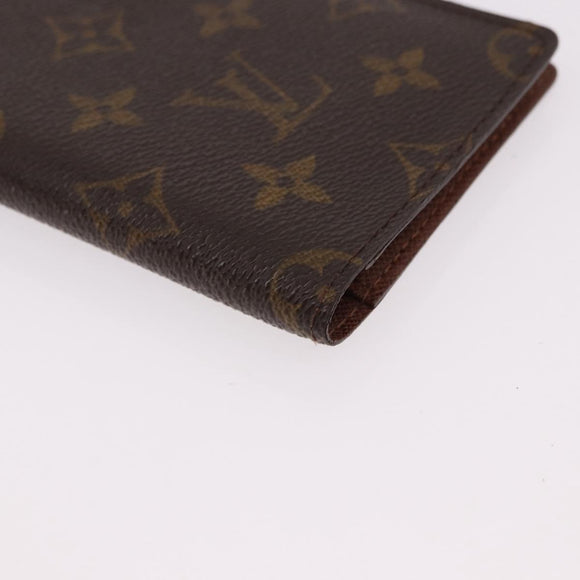 LOUIS VUITTON Monogram Agenda Poche Note Cover R20503 LV Auth 186628A