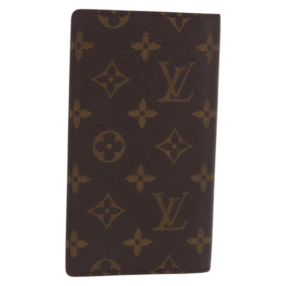 LOUIS VUITTON Monogram Agenda Poche Note Cover R20503 LV Auth 186628A