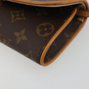 LOUIS VUITTON Monogram Pochette Twin PM Shoulder Bag M51854 LV Auth 186629A-9