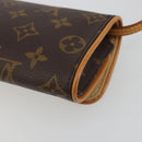 LOUIS VUITTON Monogram Pochette Twin PM Shoulder Bag M51854 LV Auth 186629A-15