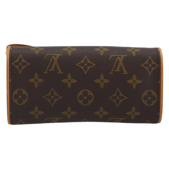 LOUIS VUITTON Monogram Pochette Twin PM Shoulder Bag M51854 LV Auth 186629A