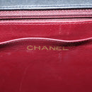 CHANEL Big Matelasse Chain Shoulder Bag Lamb Skin Black Gold CC Auth 186631SAV-24