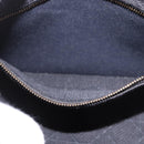 Christian Dior Lady Delight Hand Bag Canvas 2way Black Gold Auth 186632SAM-24