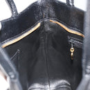 CHANEL Standard Tote Bag Caviar Skin Black Gold CC Auth 186633SAM-21
