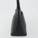 CHANEL Standard Tote Bag Caviar Skin Black Gold CC Auth 186633SAM-3