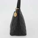 CHANEL Standard Tote Bag Caviar Skin Black Gold CC Auth 186633SAM-4