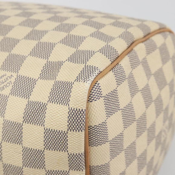 LOUIS VUITTON Damier Azur Speedy 30 Hand Bag N41533 LV Auth 186634A