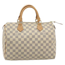 LOUIS VUITTON Damier Azur Speedy 30 Hand Bag N41533 LV Auth 186634A-2