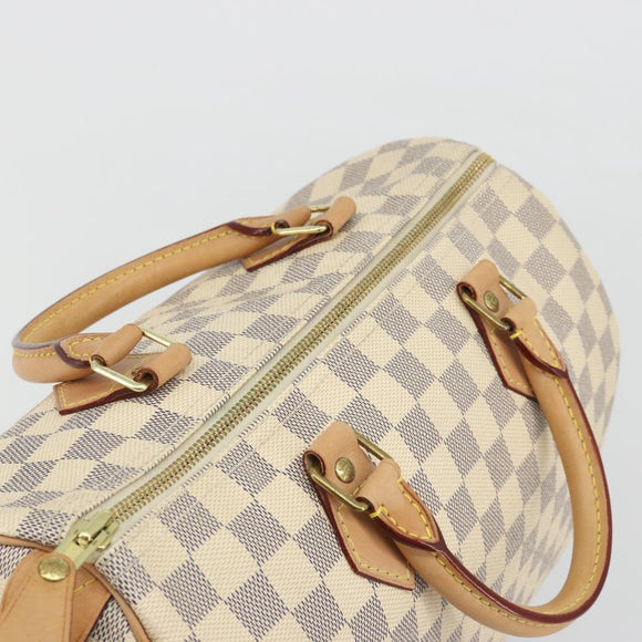 LOUIS VUITTON Damier Azur Speedy 30 Hand Bag N41533 LV Auth 186634A