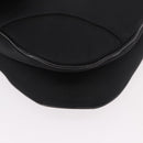 Christian Dior Saddle Shoulder Bag Nylon Black Silver Auth 186635A-15
