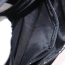 Christian Dior Saddle Shoulder Bag Nylon Black Silver Auth 186635A-25