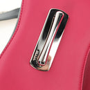 PRADA Sydney Chain Shoulder Bag Leather 2way Black Pink Silver Auth 186637SAM-24