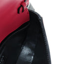 PRADA Sydney Chain Shoulder Bag Leather 2way Black Pink Silver Auth 186637SAM-26