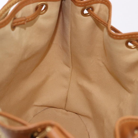 LOUIS VUITTON Monogram Mini Noelie Shoulder Bag Beige M92689 LV Auth 186638V