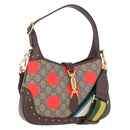 GUCCI Jackie 1961 GG Supreme Bag PVC Leather 3way Beige 678843 Auth 186639SM-1