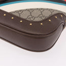 GUCCI Jackie 1961 GG Supreme Bag PVC Leather 3way Beige 678843 Auth 186639SM-17