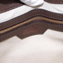 GUCCI Jackie 1961 GG Supreme Bag PVC Leather 3way Beige 678843 Auth 186639SM-22
