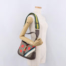 GUCCI Jackie 1961 GG Supreme Bag PVC Leather 3way Beige 678843 Auth 186639SM-27