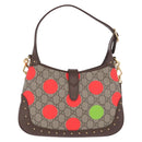 GUCCI Jackie 1961 GG Supreme Bag PVC Leather 3way Beige 678843 Auth 186639SM-2