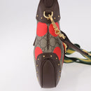 GUCCI Jackie 1961 GG Supreme Bag PVC Leather 3way Beige 678843 Auth 186639SM-4