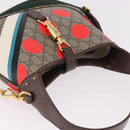 GUCCI Jackie 1961 GG Supreme Bag PVC Leather 3way Beige 678843 Auth 186639SM-6