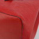 LOUIS VUITTON Epi Neonoe Shoulder Bag Red Coklico M54365 LV Auth 186641V-16