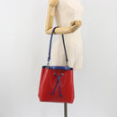 LOUIS VUITTON Epi Neonoe Shoulder Bag Red Coklico M54365 LV Auth 186641V-24