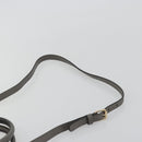 GUCCI Micro GG Canvas Guccissima Bag Leather 2way Gray Gold 449654 Auth 186642V-10