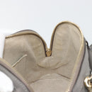 GUCCI Micro GG Canvas Guccissima Bag Leather 2way Gray Gold 449654 Auth 186642V-20