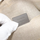 GUCCI Micro GG Canvas Guccissima Bag Leather 2way Gray Gold 449654 Auth 186642V-23