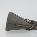 GUCCI Micro GG Canvas Guccissima Bag Leather 2way Gray Gold 449654 Auth 186642V-4