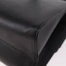 Salvatore Ferragamo Vala Ribbon Hand Bag Leather 2way Black Gold Auth 186645A-15