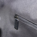 GUCCI GG Canvas Abbey Shoulder Bag Black Silver Silver 153025 Auth 186646SAV-22