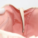GUCCI GG Canvas Abbey Tote Bag Pink Gold 130736 Auth 186647-19