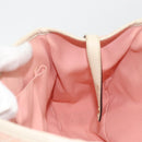 GUCCI GG Canvas Abbey Tote Bag Pink Gold 130736 Auth 186647-20
