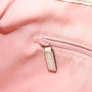 GUCCI GG Canvas Abbey Tote Bag Pink Gold 130736 Auth 186647-21