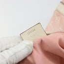 GUCCI GG Canvas Abbey Tote Bag Pink Gold 130736 Auth 186647-12