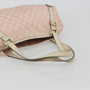 GUCCI GG Canvas Abbey Tote Bag Pink Gold 130736 Auth 186647-8