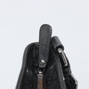 GUCCI GG Implementation Shoulder Bag PVC Black Silver 201538 Auth 186648V-9