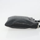 GUCCI GG Implementation Shoulder Bag PVC Black Silver 201538 Auth 186648V-3